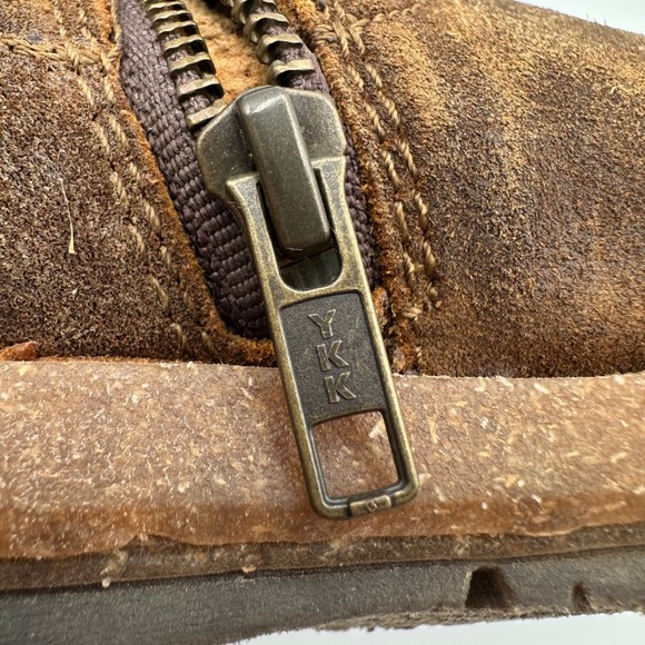 Born Tonic Boots Womens 8 Rust Oiled Suede Leather Brown Distressed Moto - Picture 11 of 11